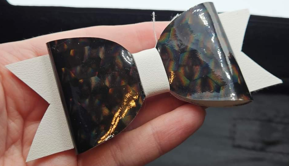 Medium Faux Leather clip