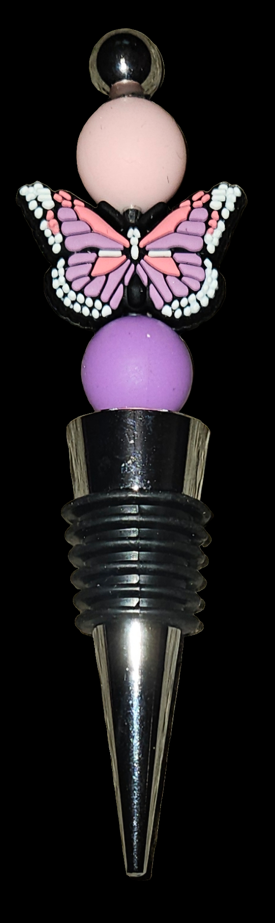 Beaded wine stoppers