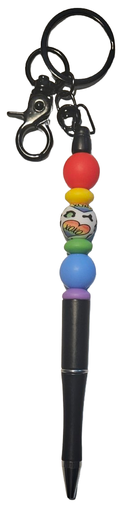Beaded Keychain pen