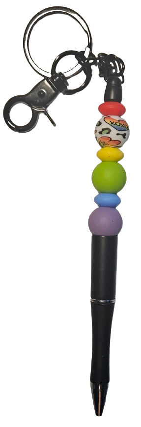 Beaded Keychain pen