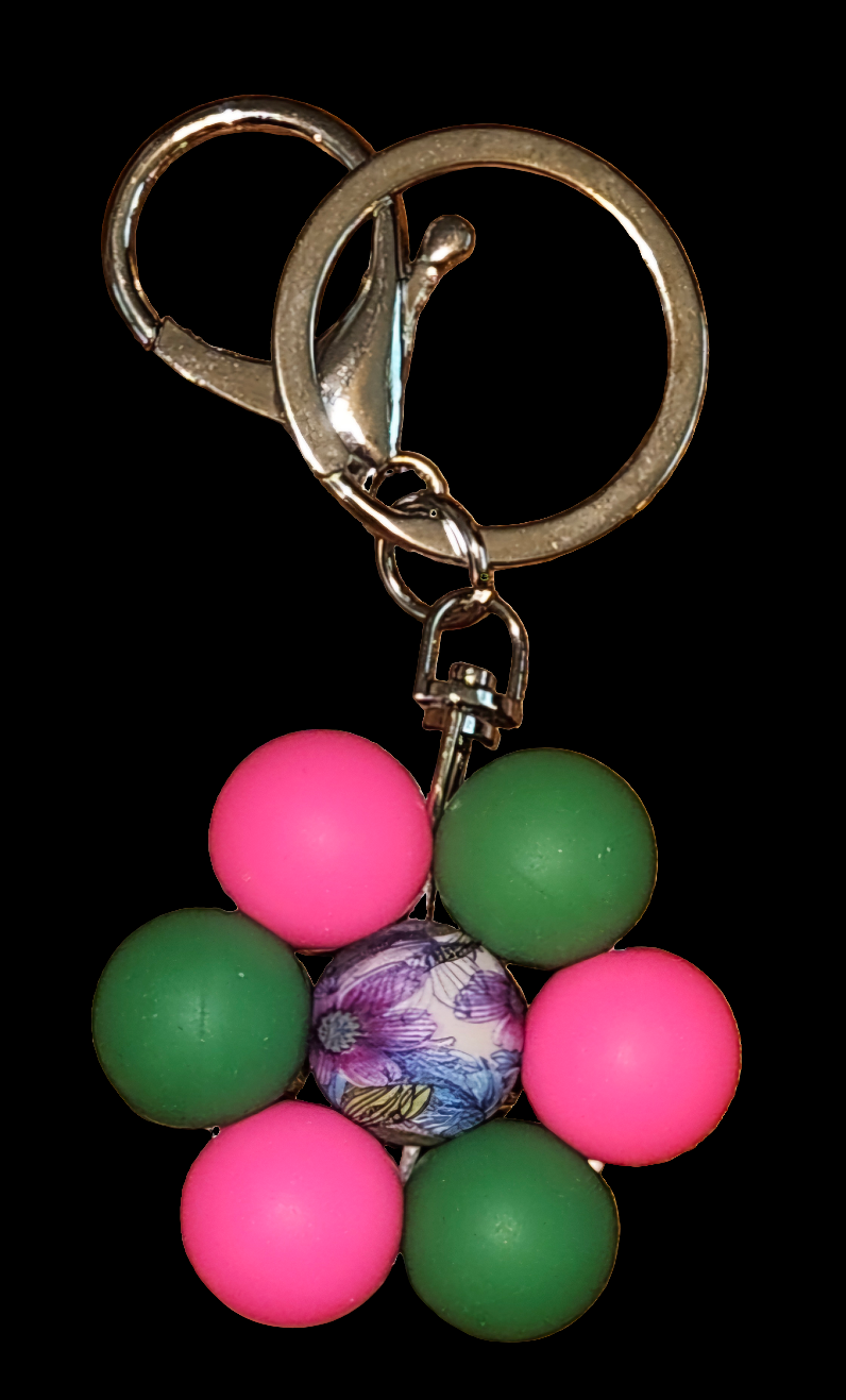 Fidget Flower Keychains