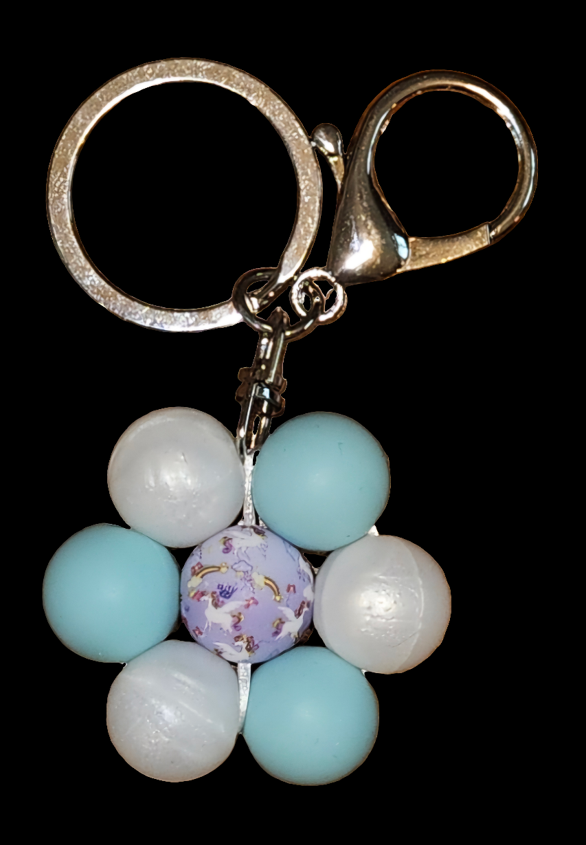 Fidget Flower Keychains