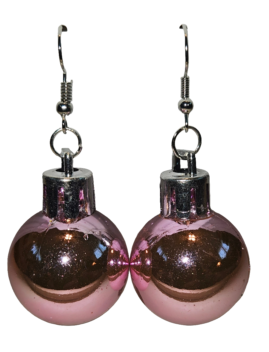 Stainless steel dangle earrings