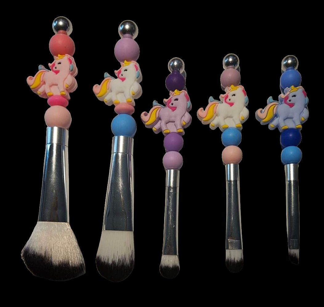 Beaded makeup Brushes