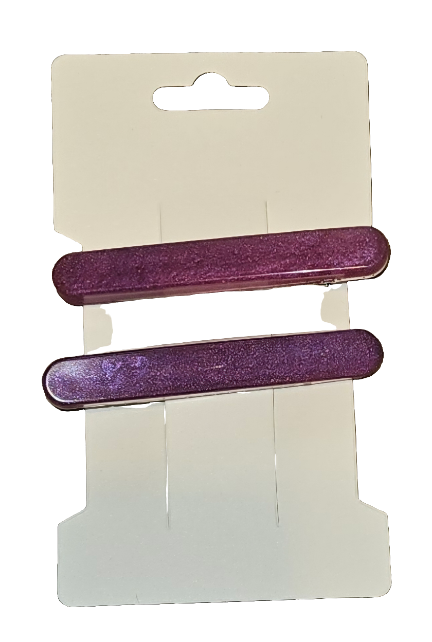 Resin hair clips & hair combs