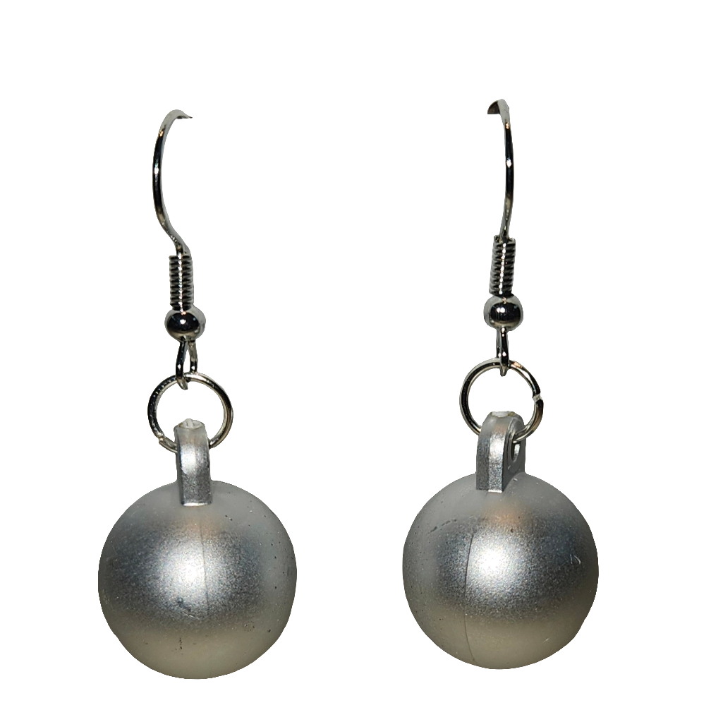 Stainless steel dangle earrings