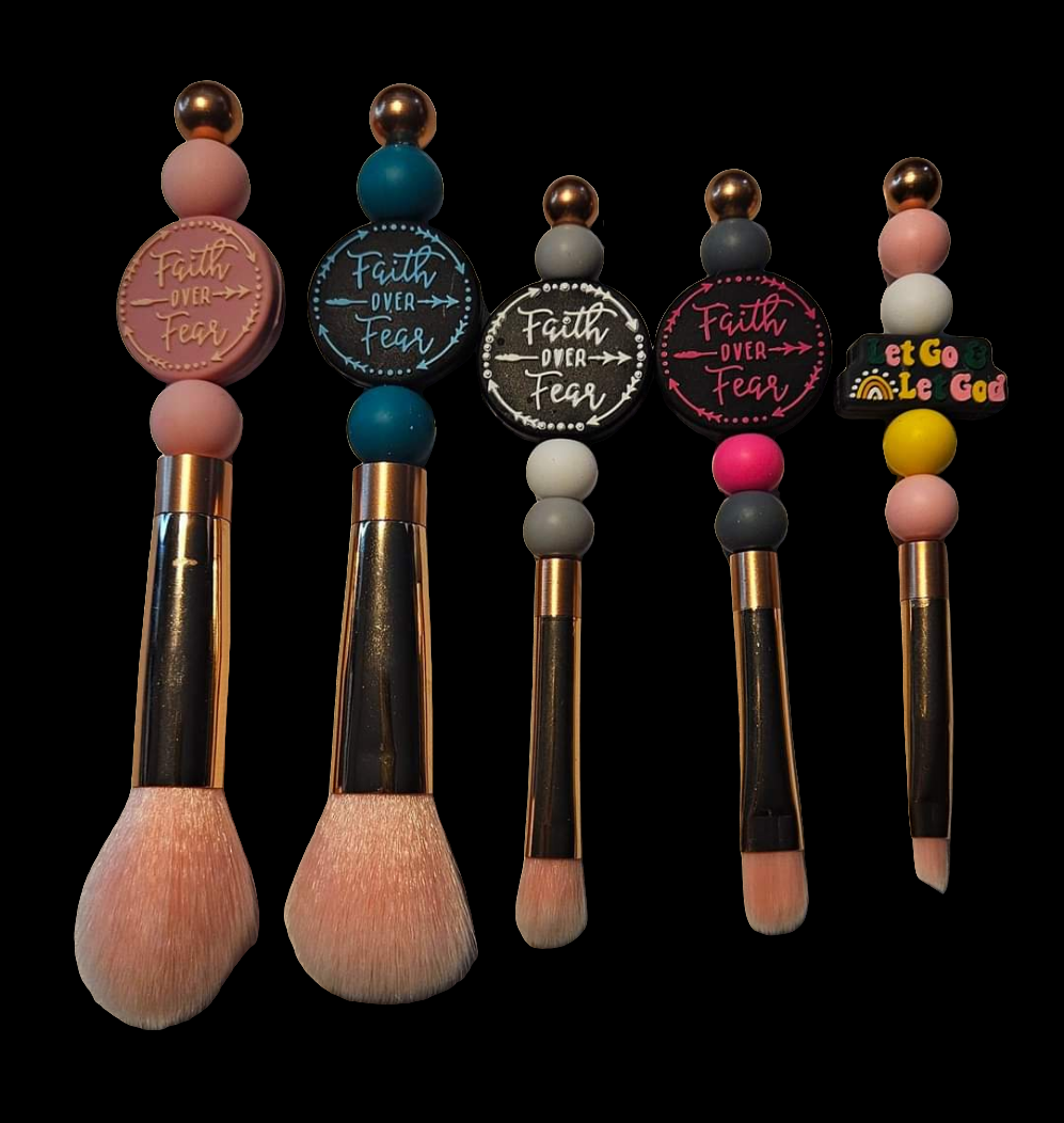 Beaded makeup Brushes