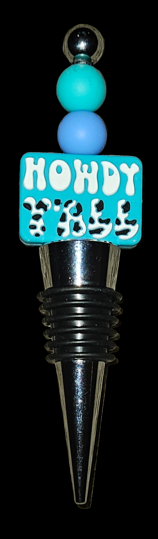 Beaded wine stoppers