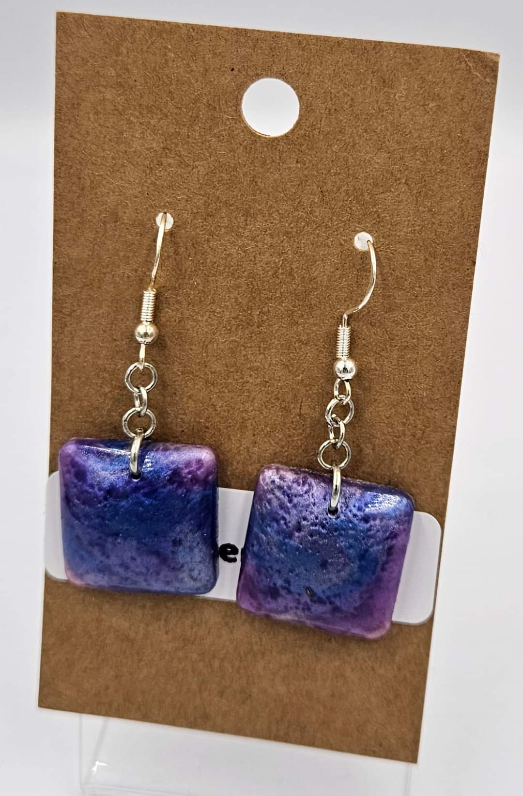 Sterling silver dangle earrings