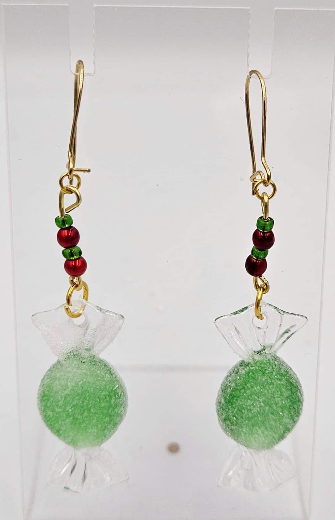 Stainless steel dangle earrings