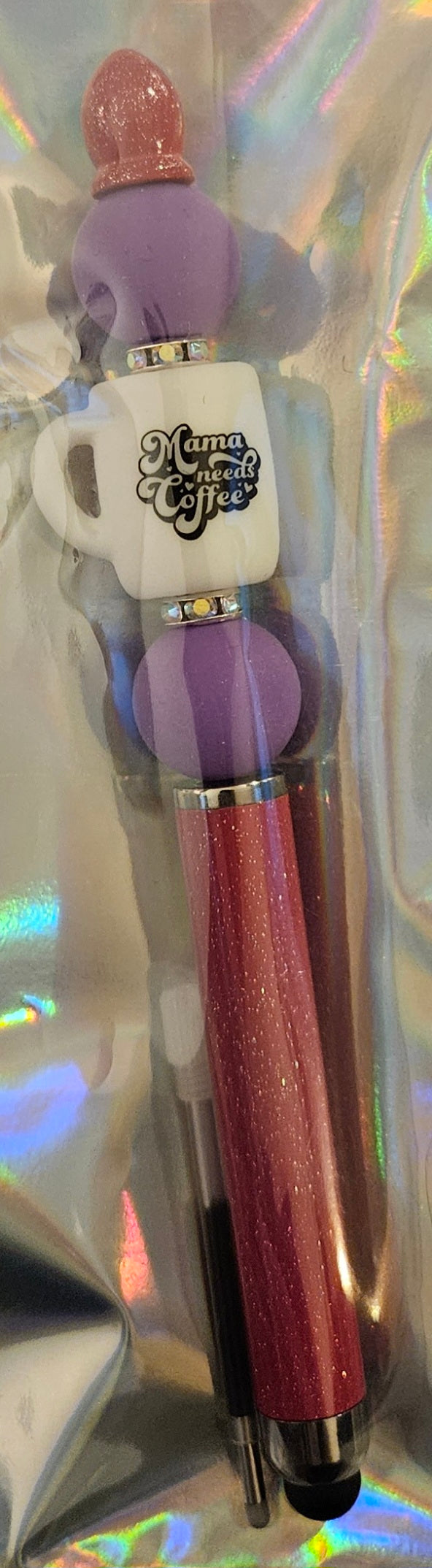 Beaded stylus pen