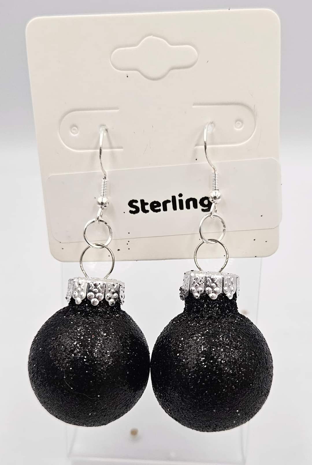 Sterling silver dangle earrings