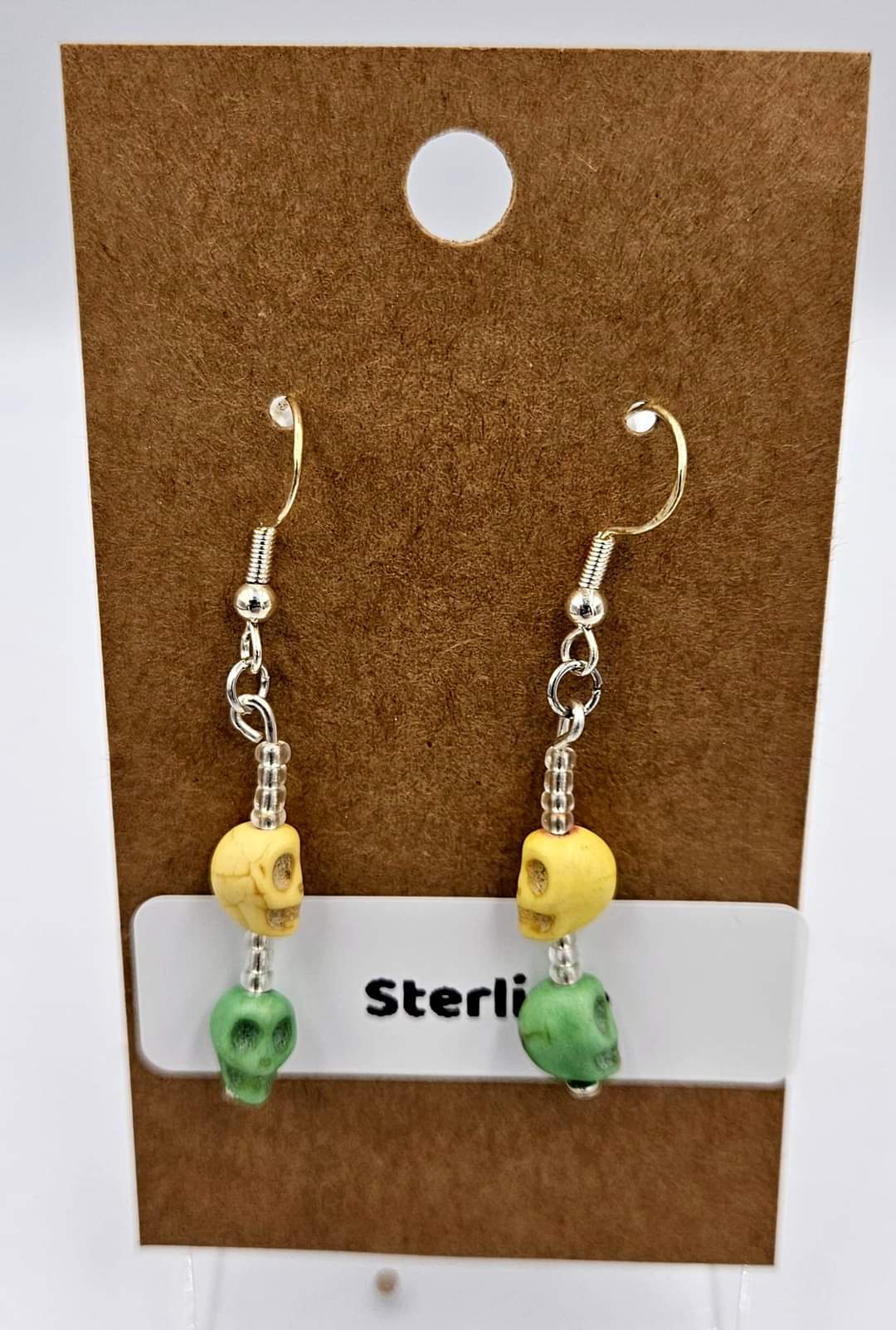 Sterling silver dangle earrings