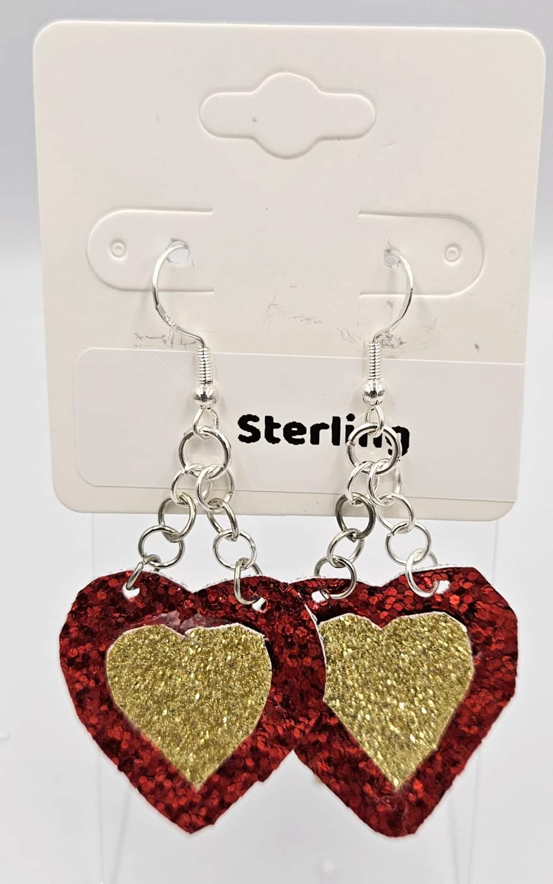 Sterling silver dangle earrings