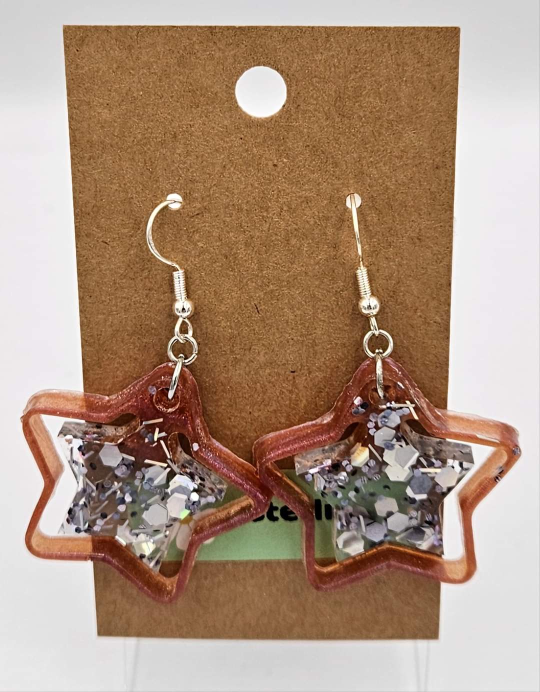 Sterling silver dangle earrings