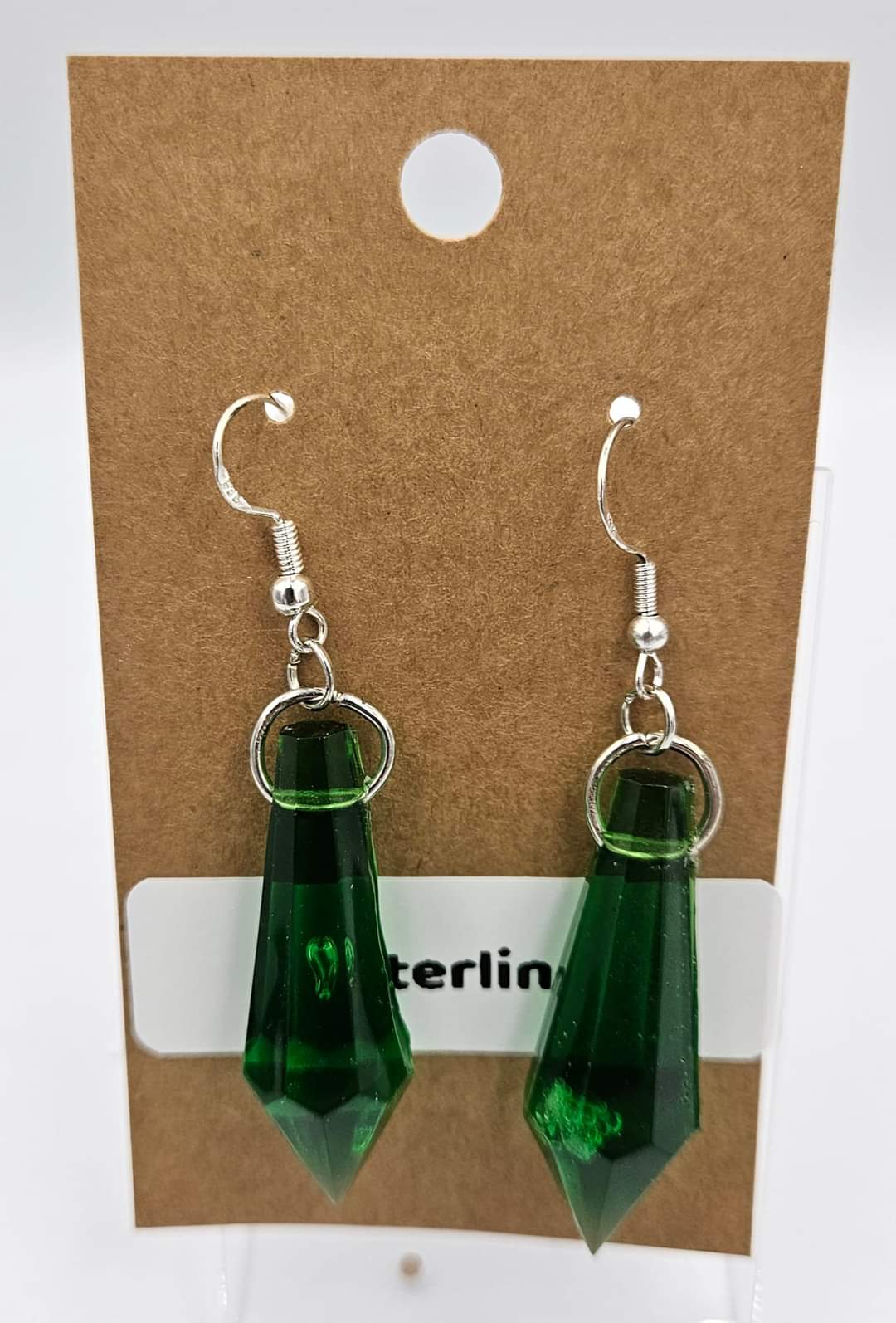 Sterling silver dangle earrings