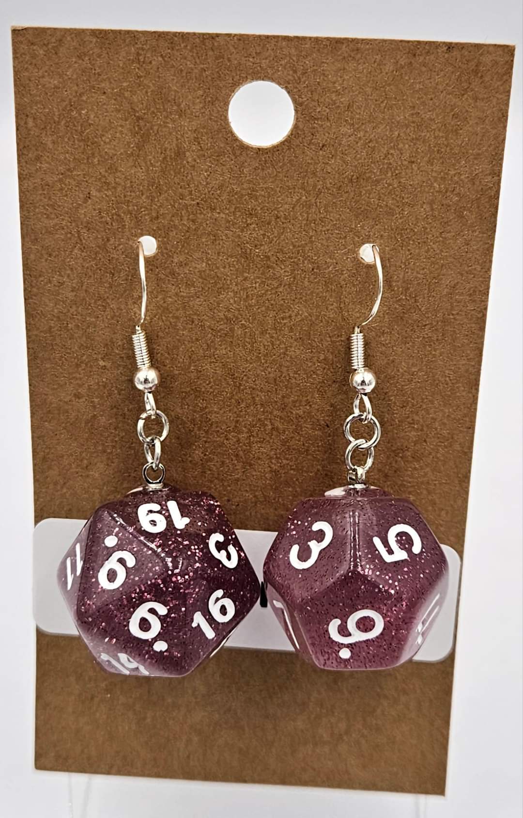 Sterling silver dangle earrings