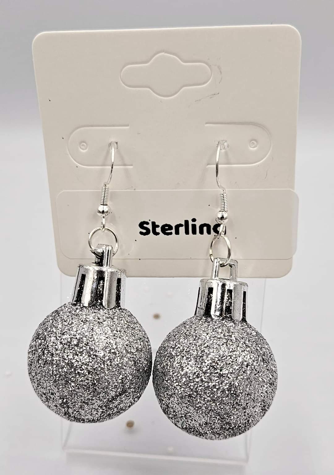 Sterling silver dangle earrings