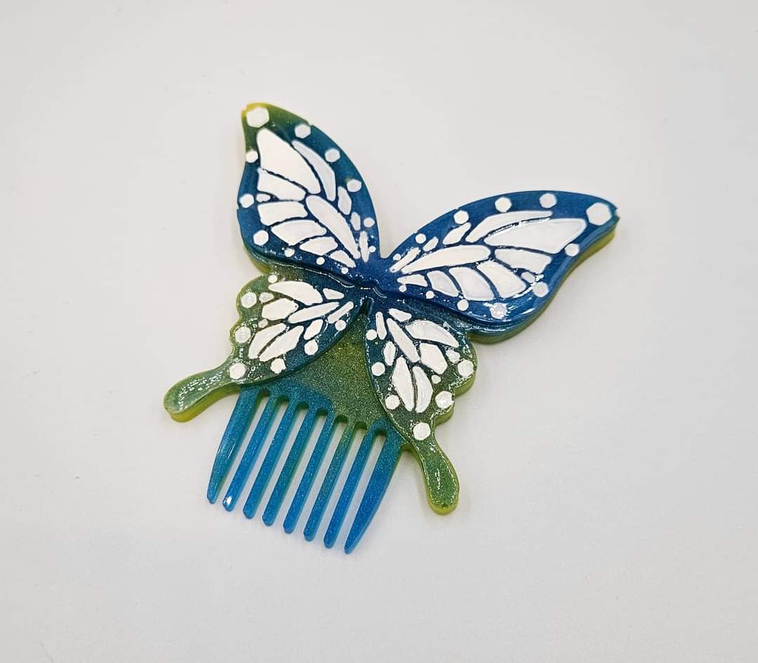Resin hair clips & hair combs
