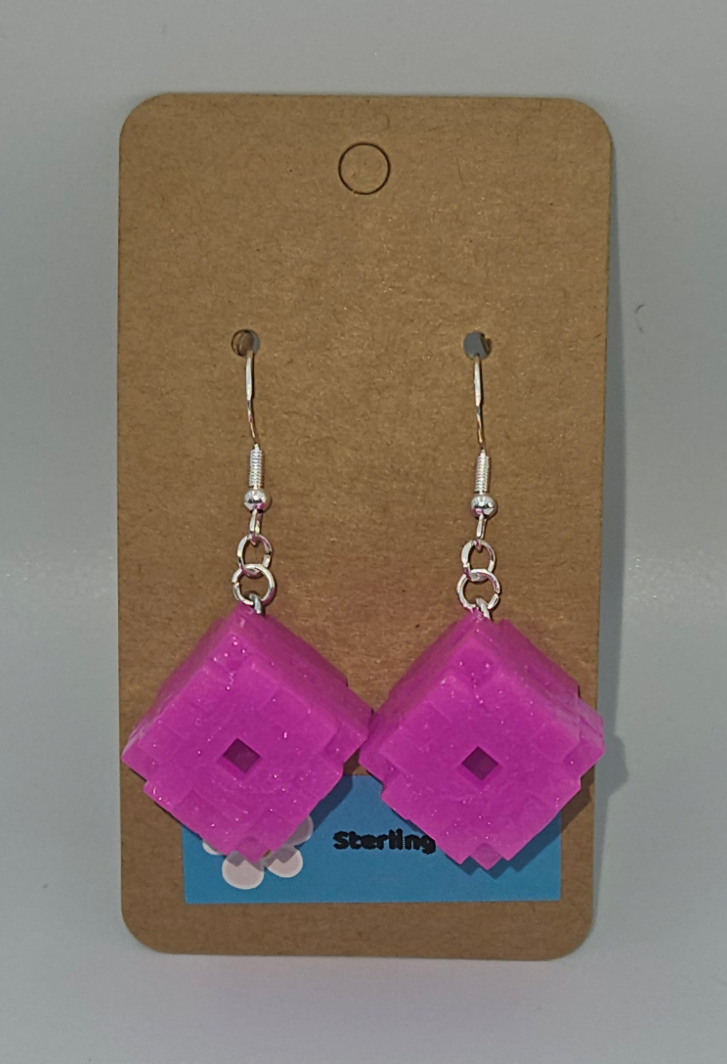 Sterling silver dangle earrings
