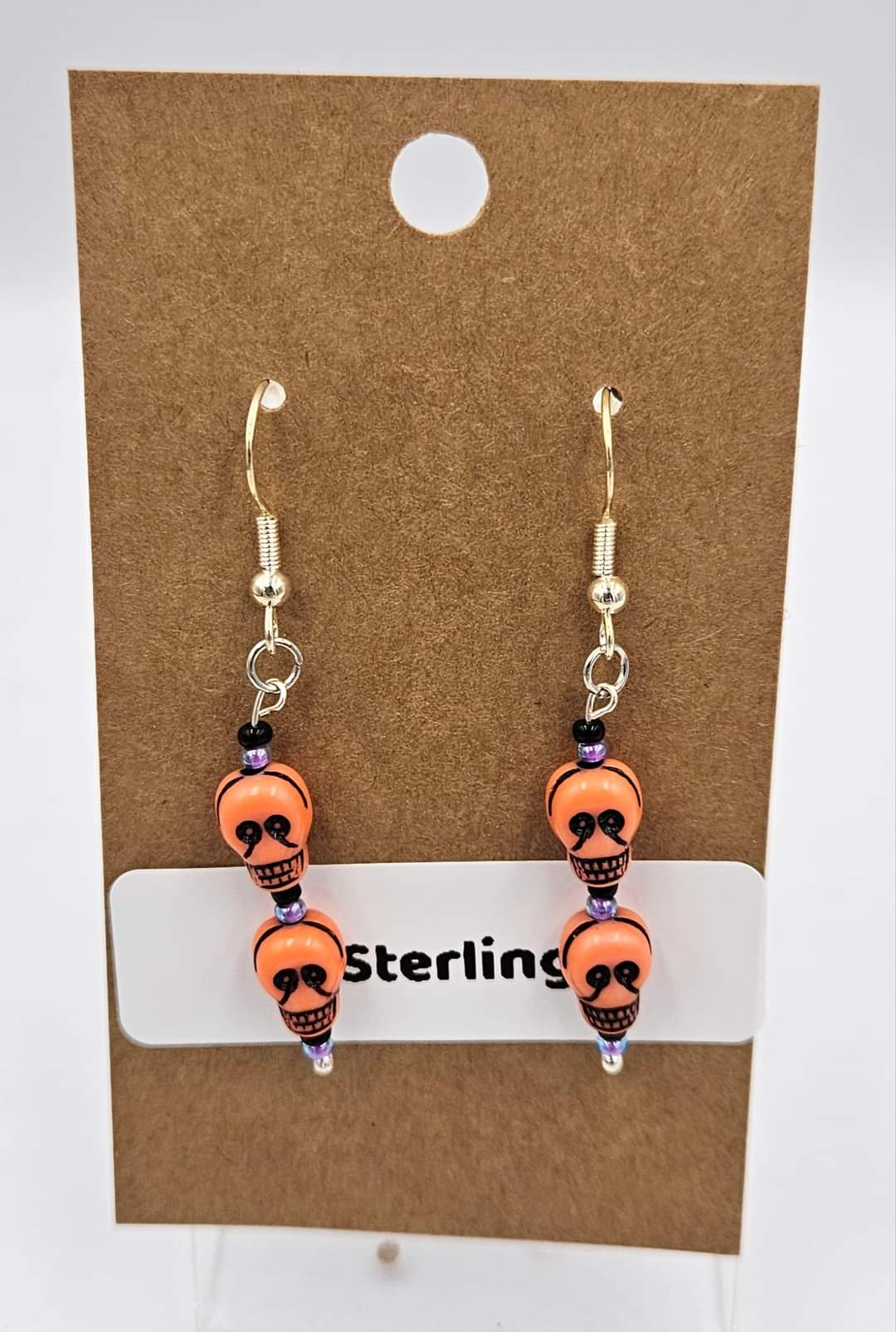 Sterling silver dangle earrings