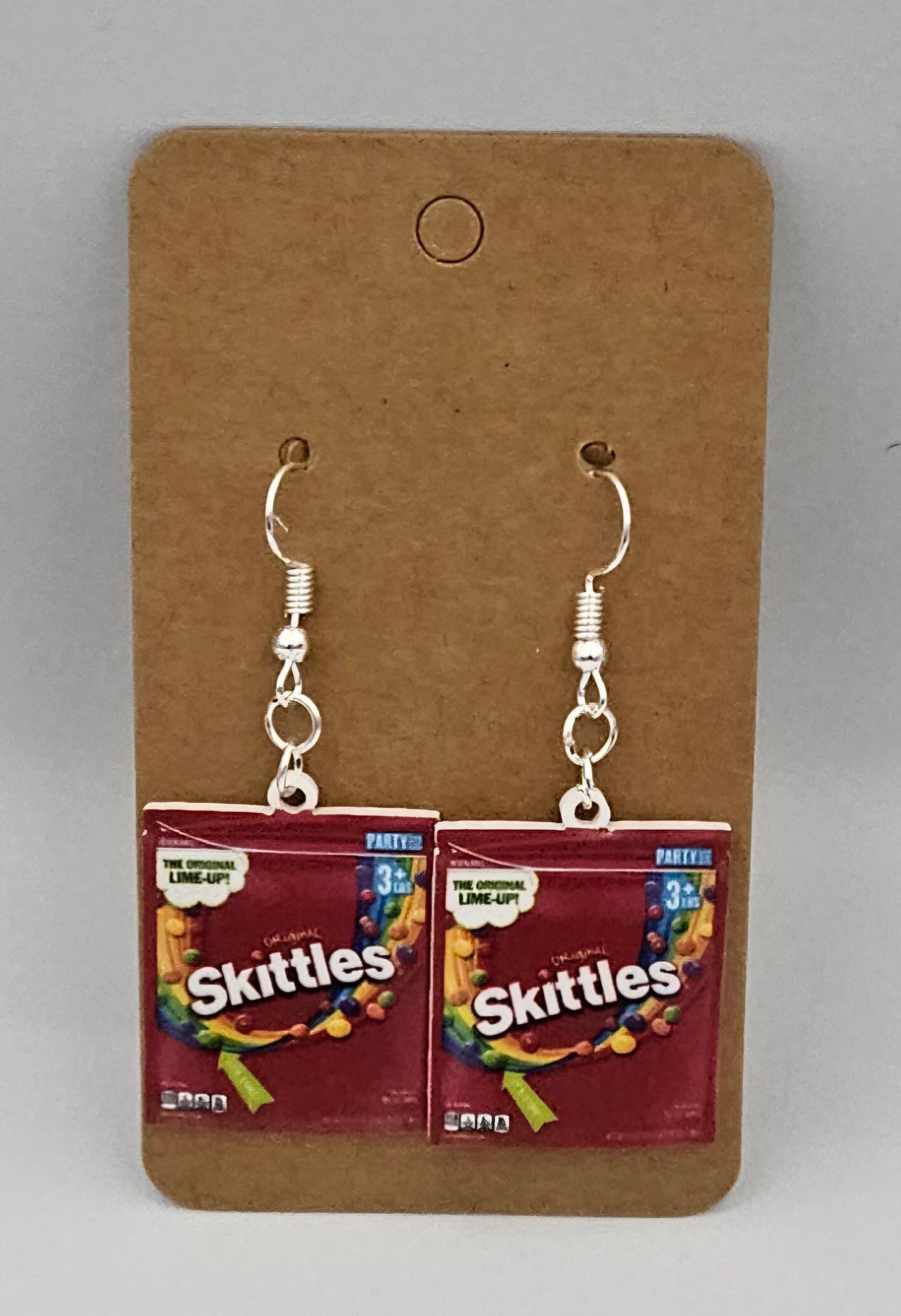 Stainless steel dangle earrings
