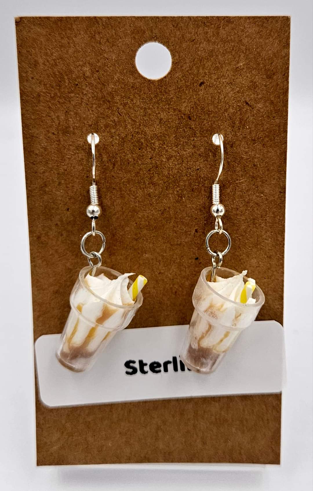 Sterling silver dangle earrings