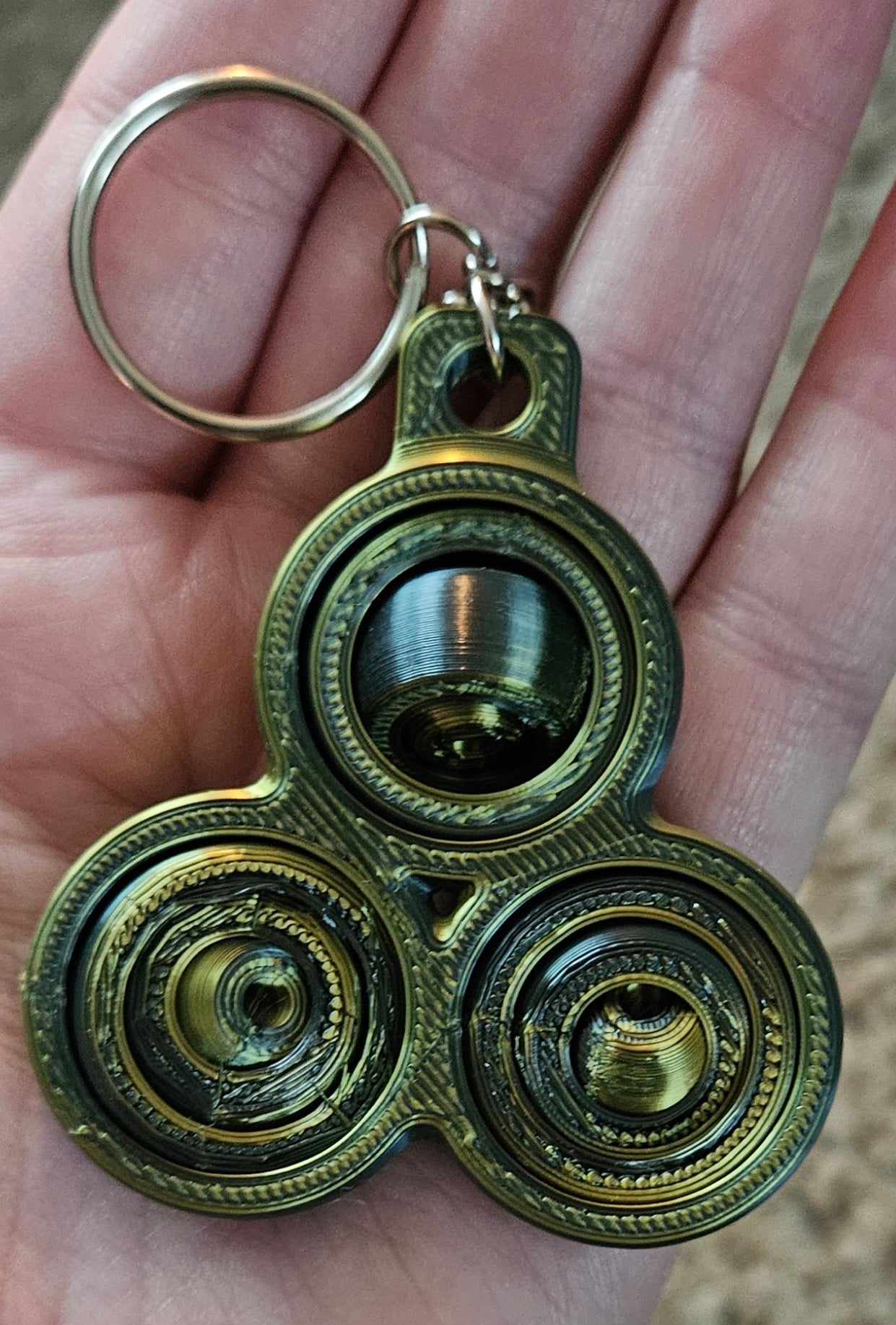 3D Printed fidget Keychains