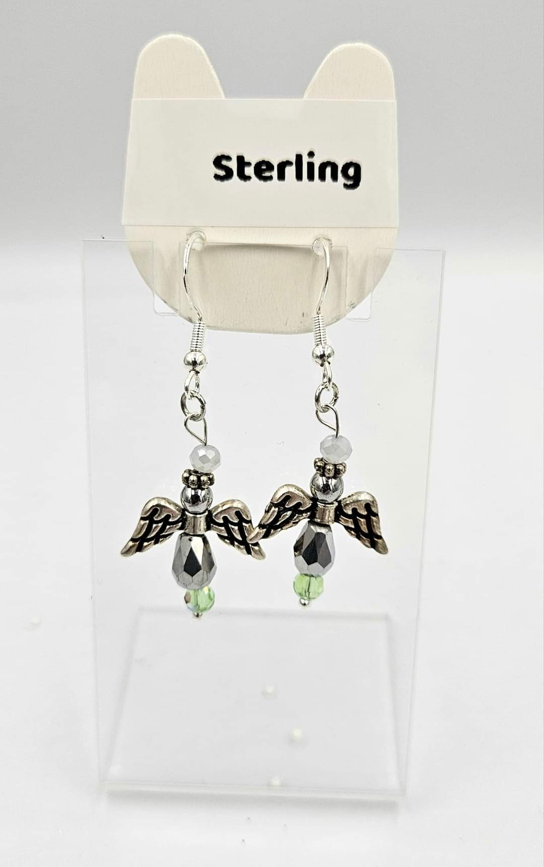 Sterling silver dangle earrings