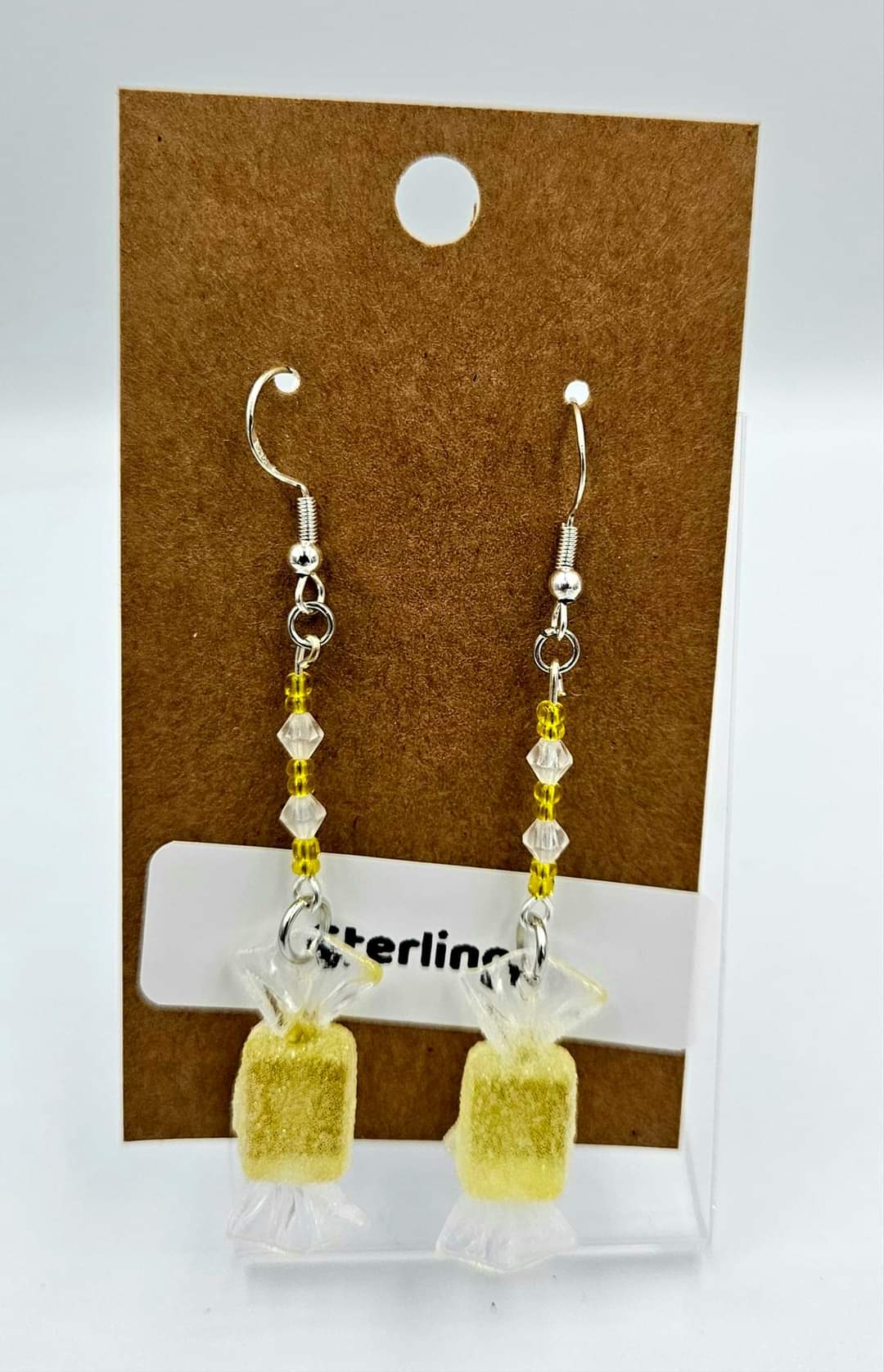 Sterling silver dangle earrings