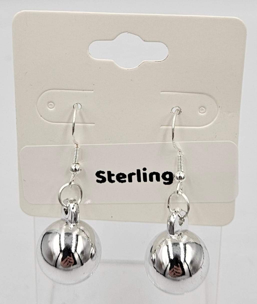 Sterling silver dangle earrings