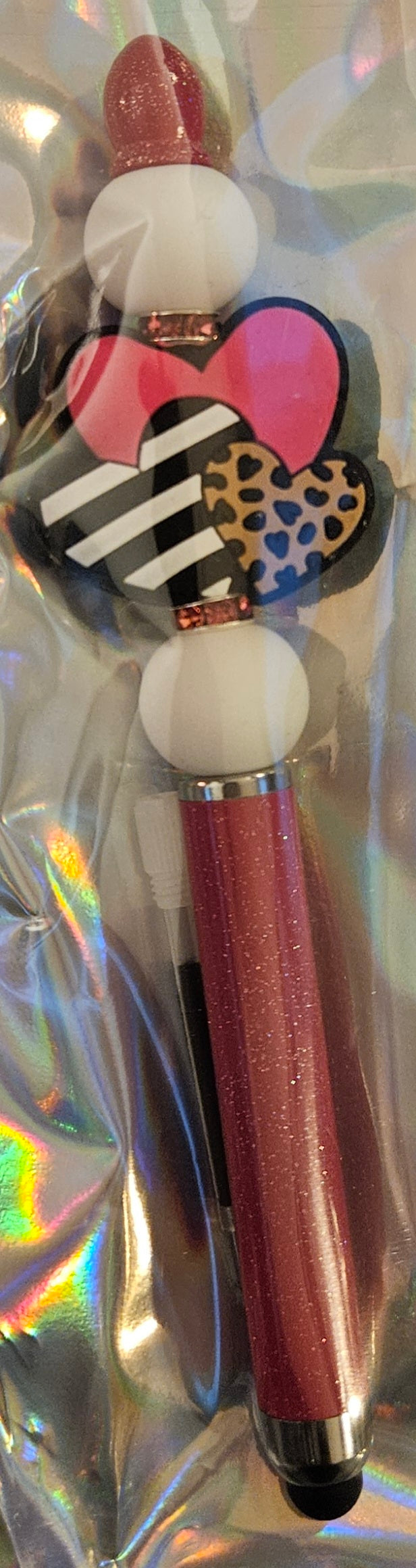 Beaded stylus pen