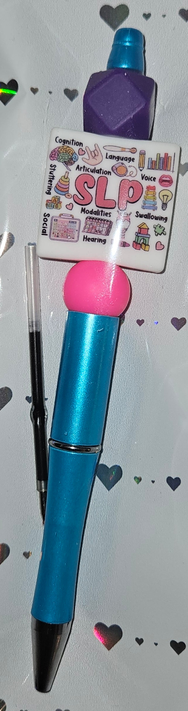 Beaded pen