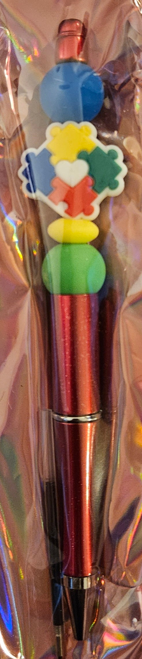 Beaded pen