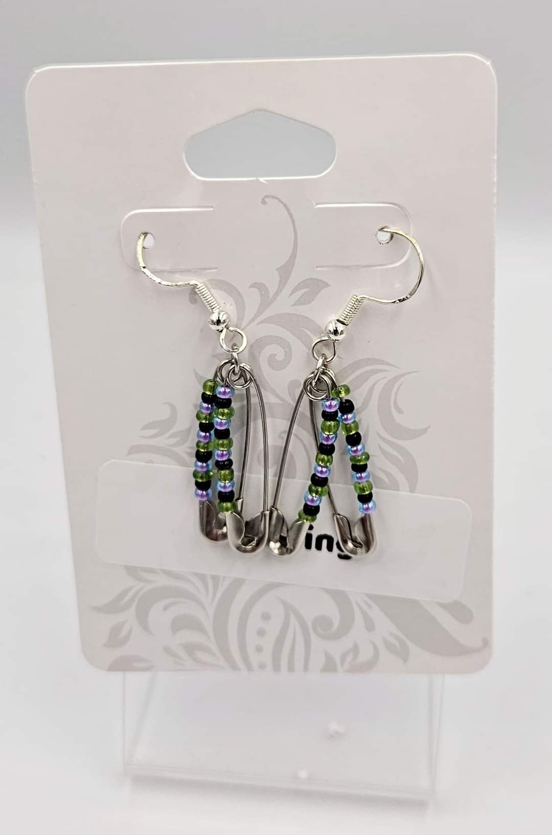 Sterling silver dangle earrings