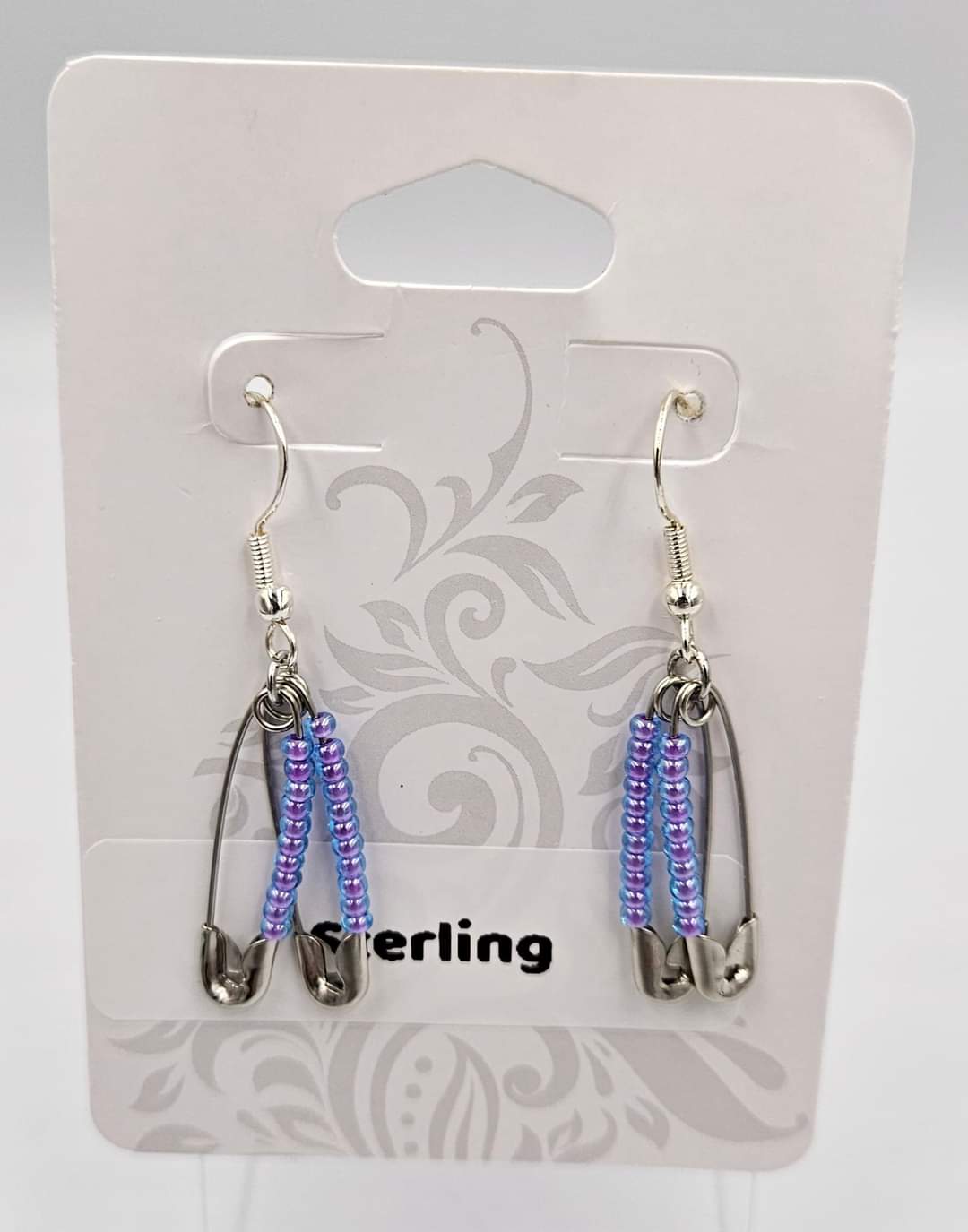Sterling silver dangle earrings
