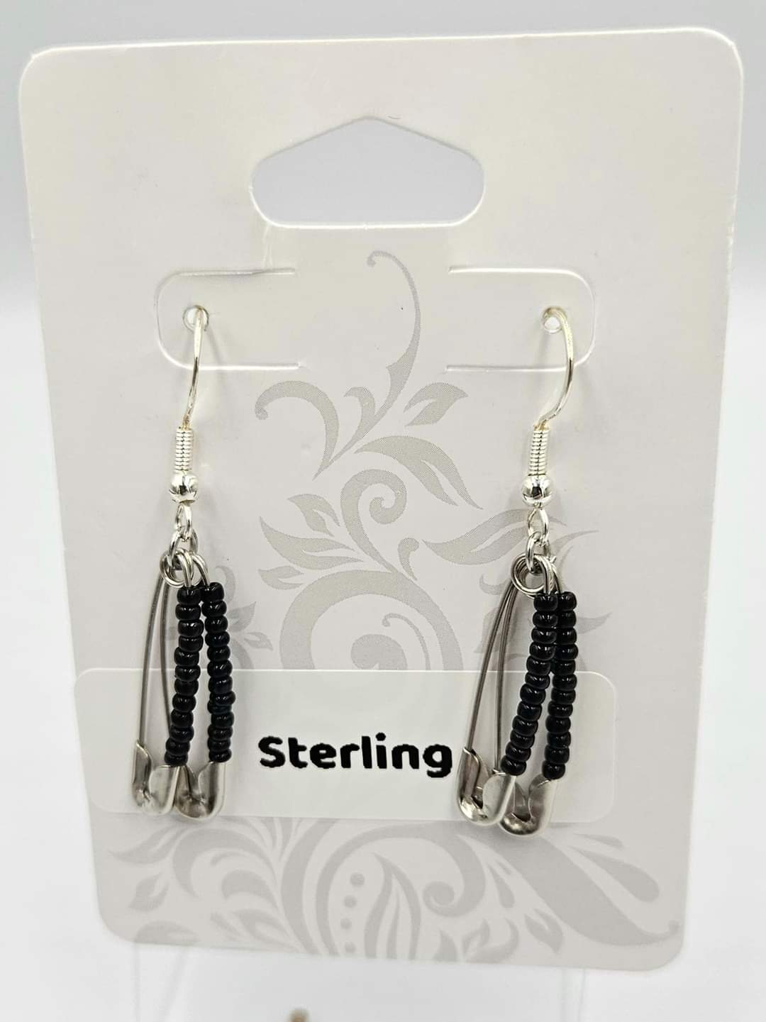 Sterling silver dangle earrings