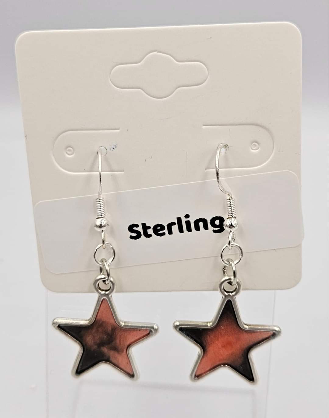 Sterling silver dangle earrings