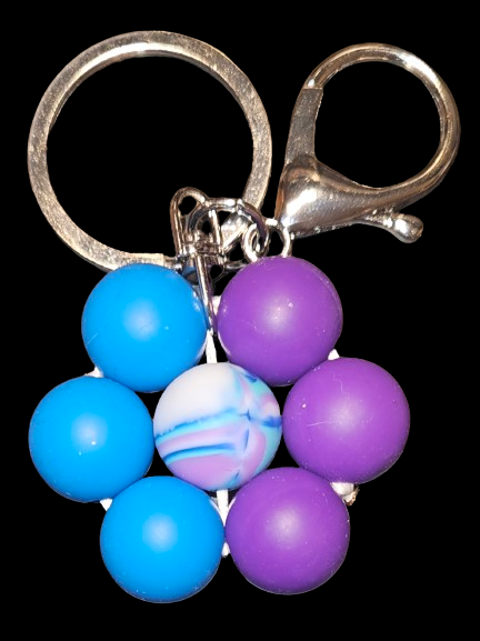 Fidget Flower Keychains