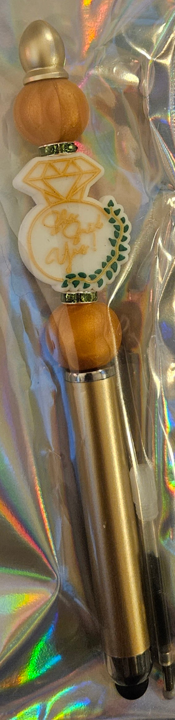 Beaded stylus pen