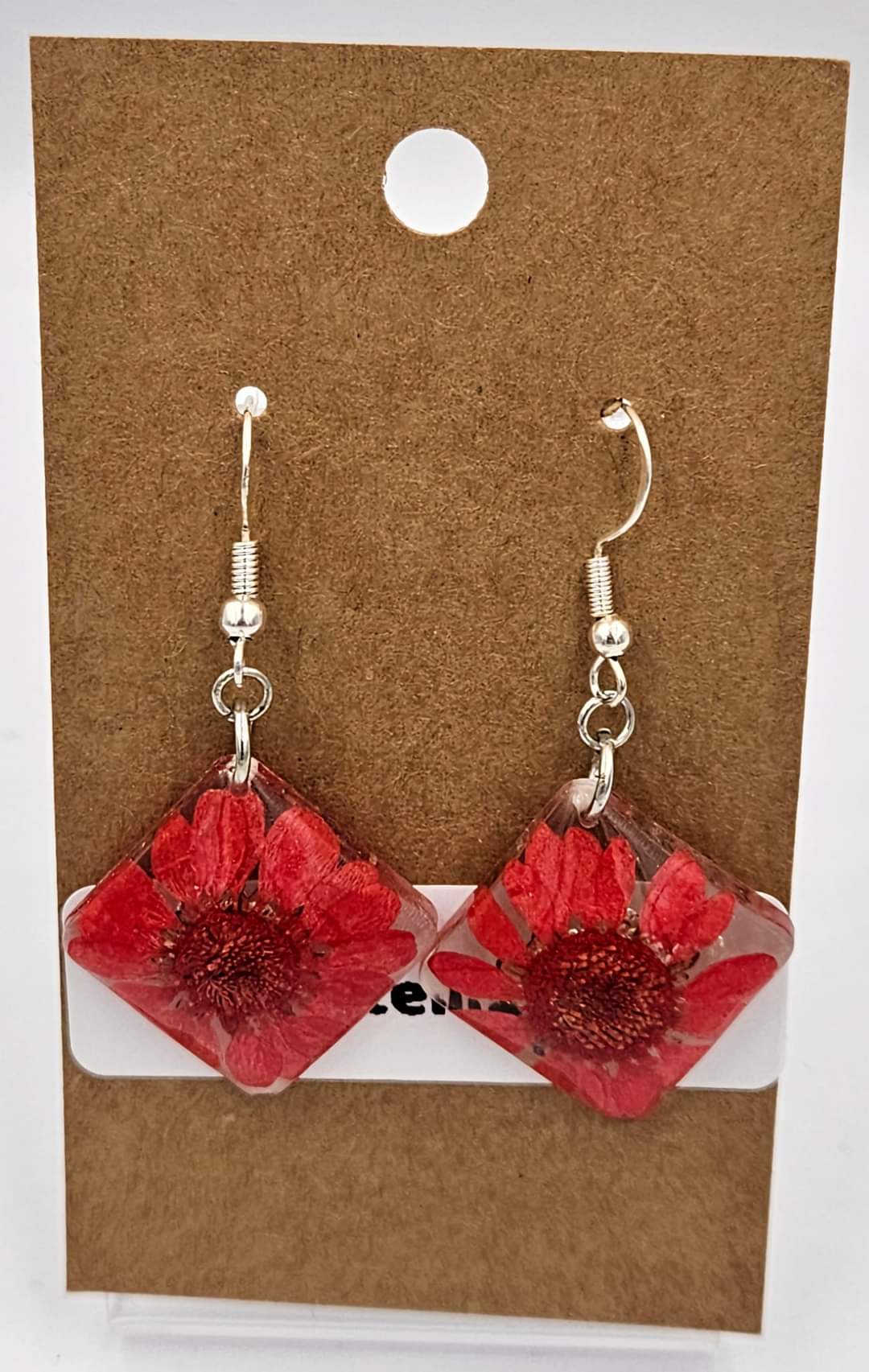 Sterling silver dangle earrings