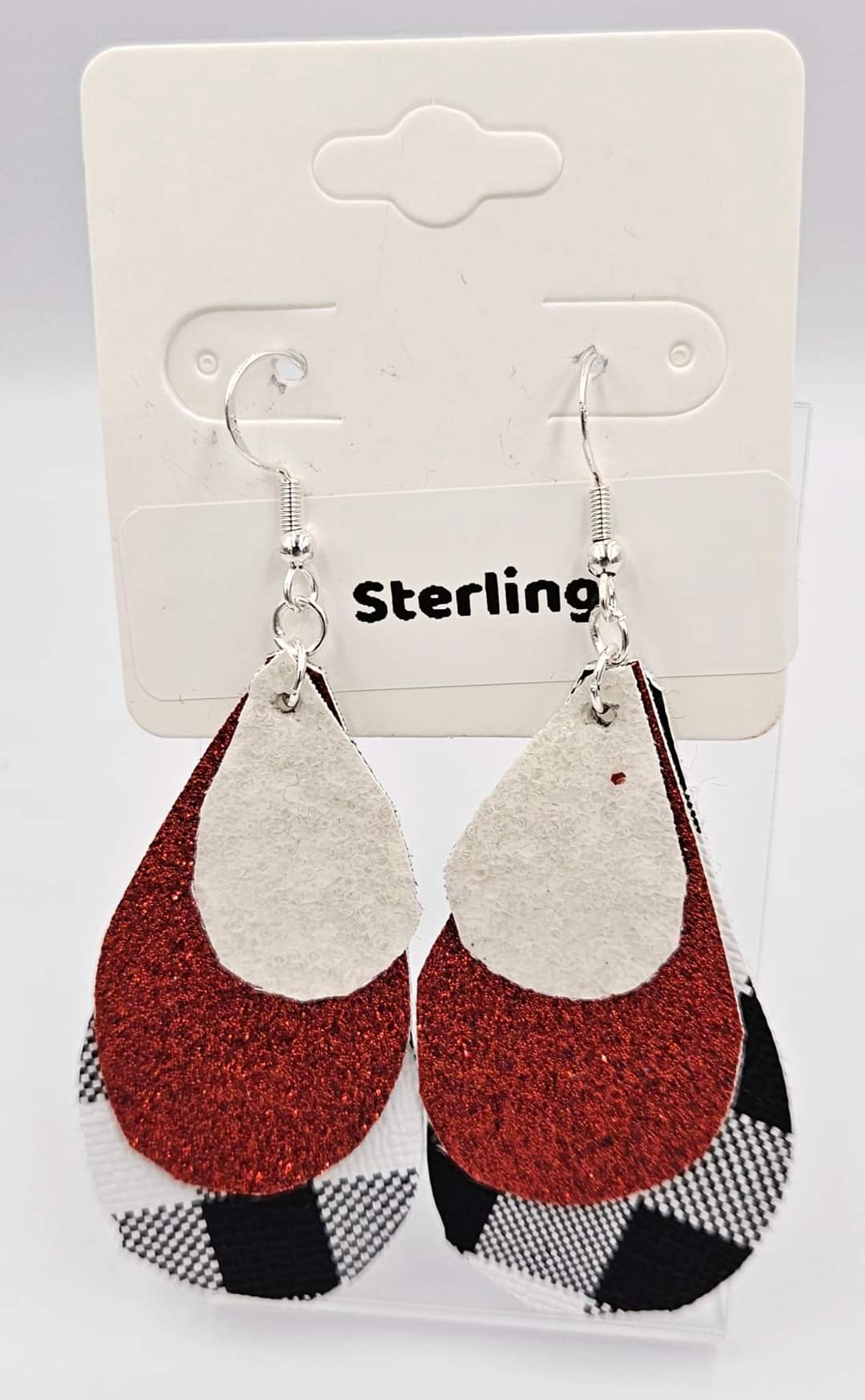 Sterling silver dangle earrings