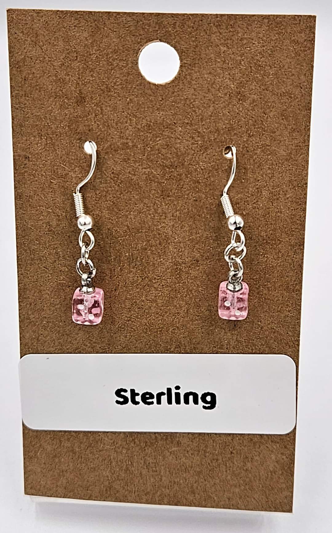 Sterling silver dangle earrings
