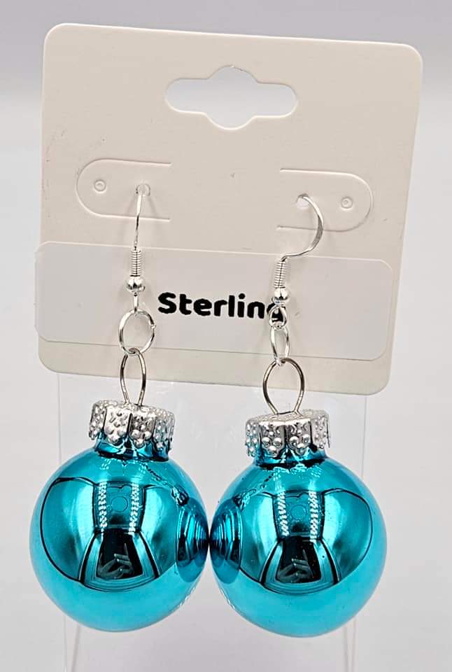 Sterling silver dangle earrings
