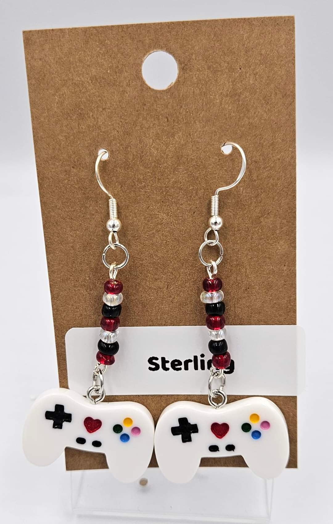 Sterling silver dangle earrings