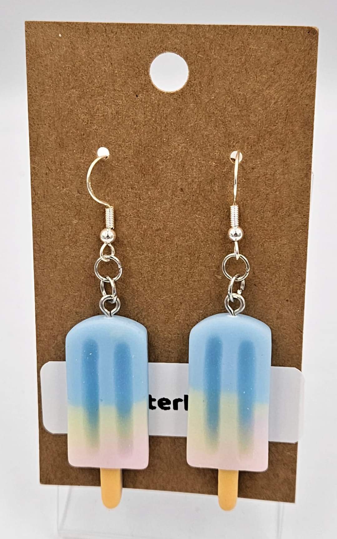 Sterling silver dangle earrings