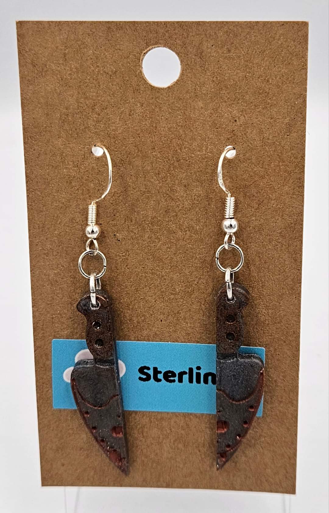 Sterling silver dangle earrings