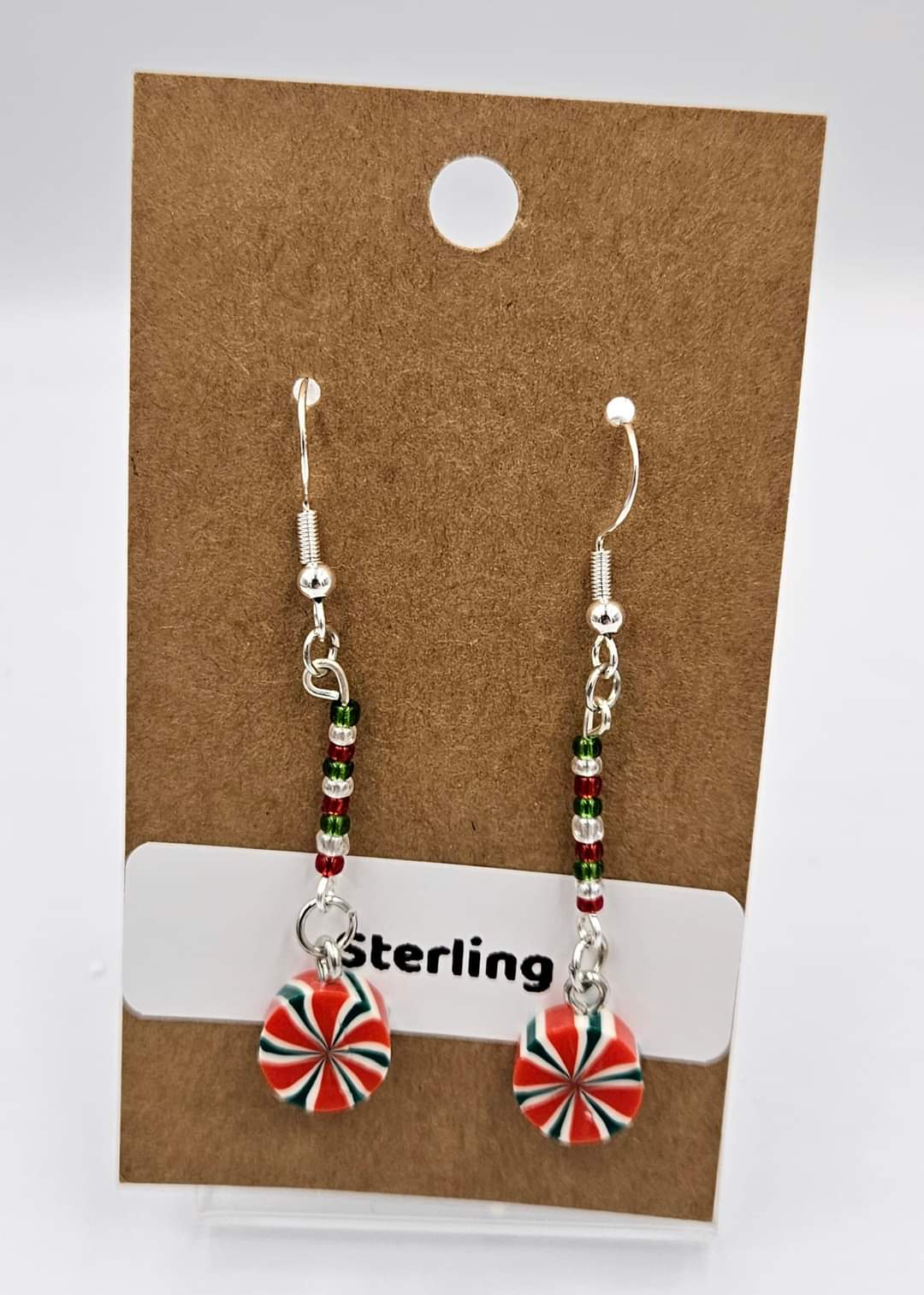 Sterling silver dangle earrings