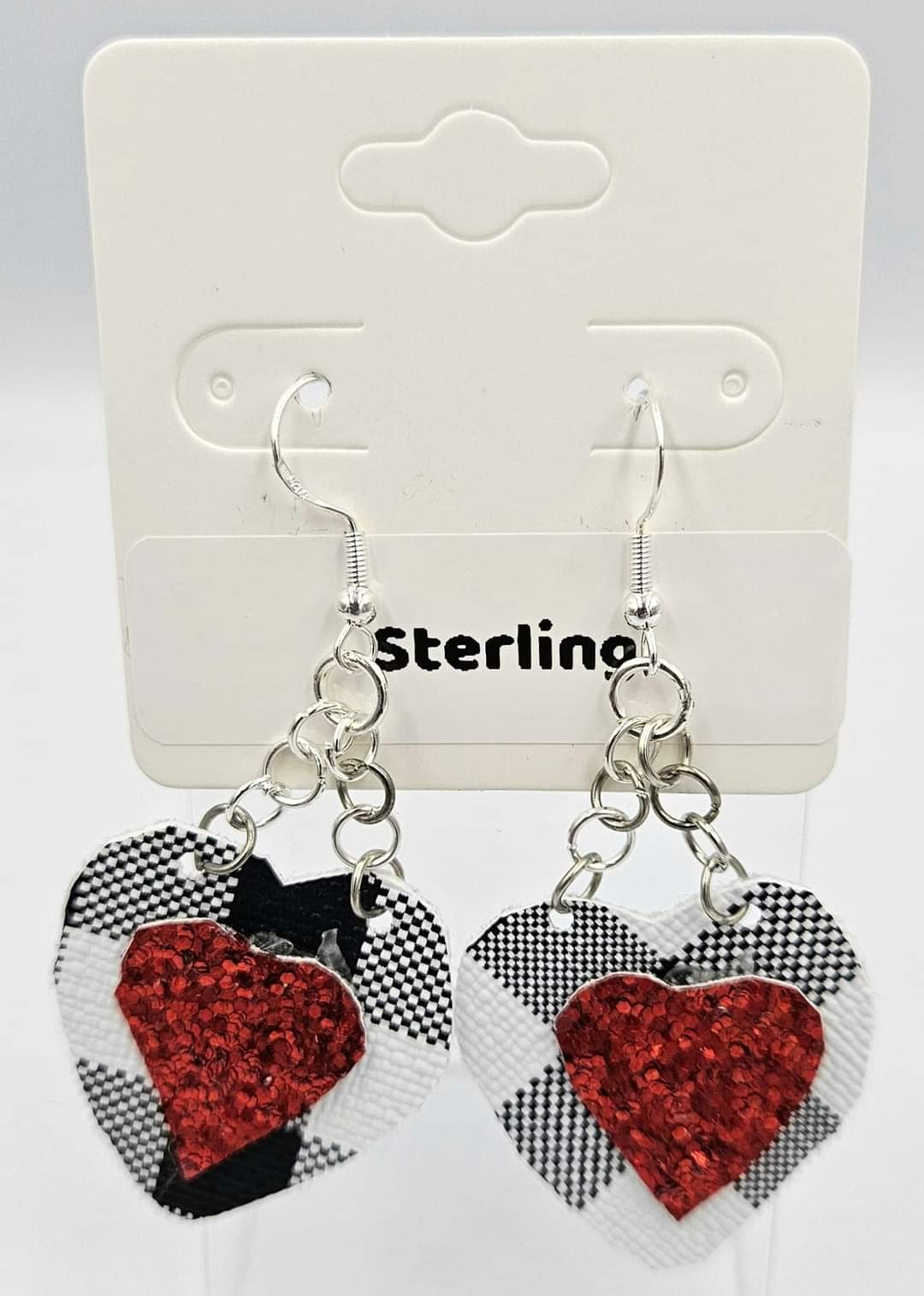 Sterling silver dangle earrings