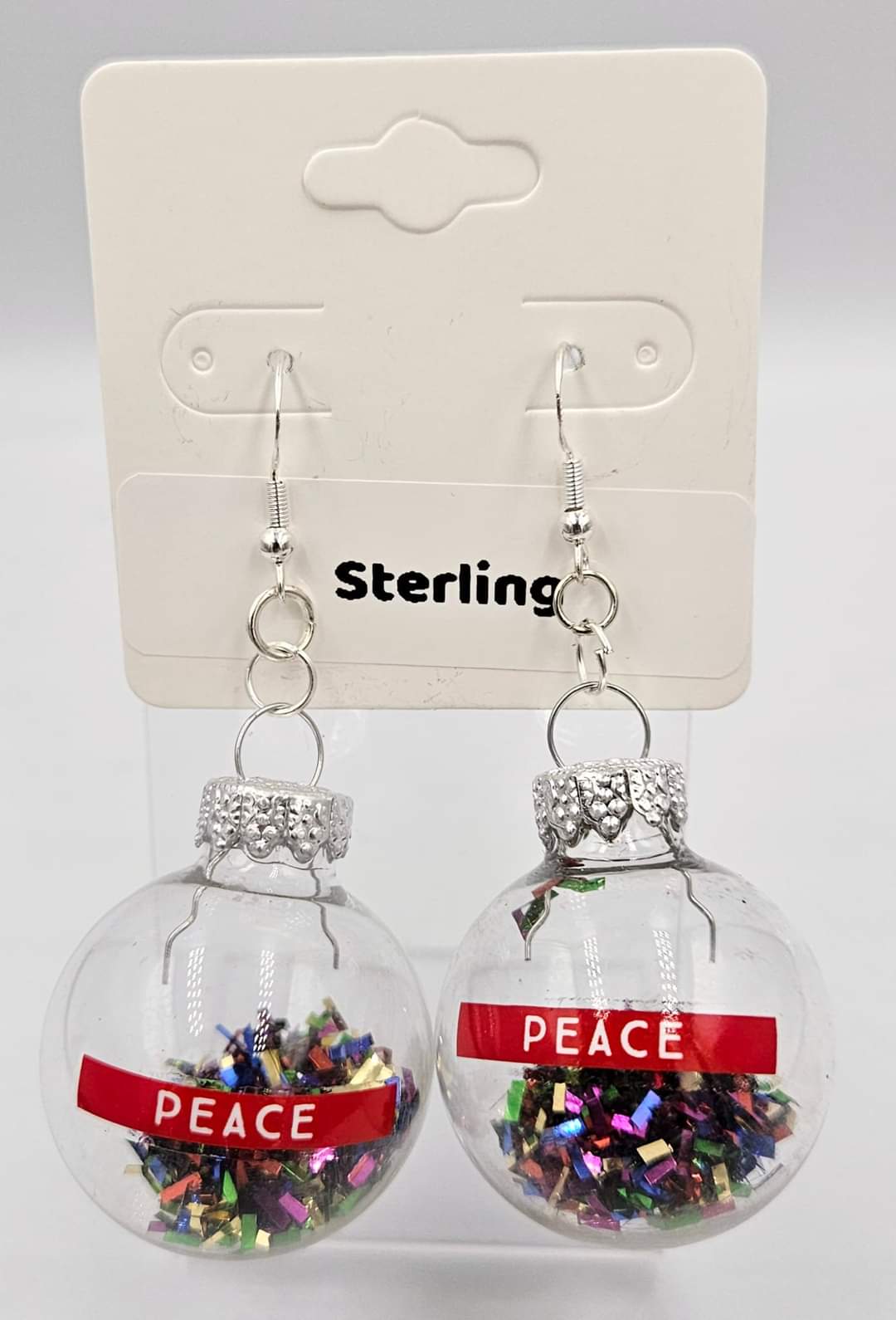 Sterling silver dangle earrings
